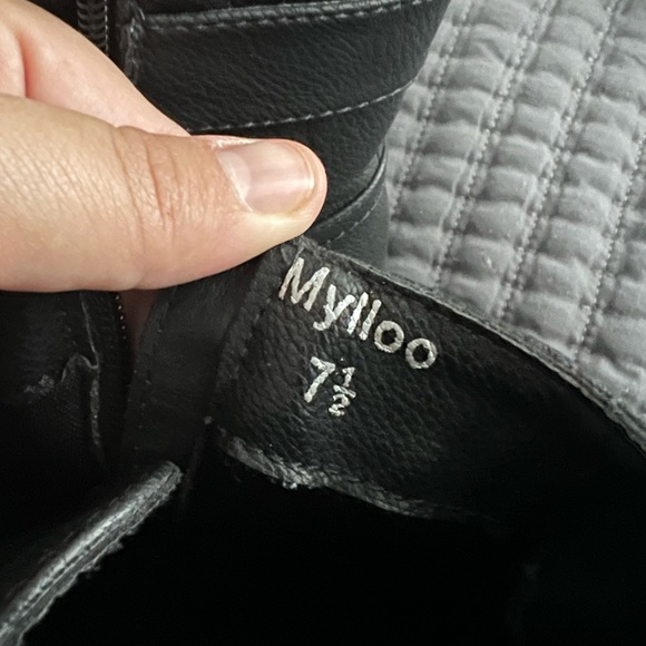 Black Combat Boots - Picture 3 of 3